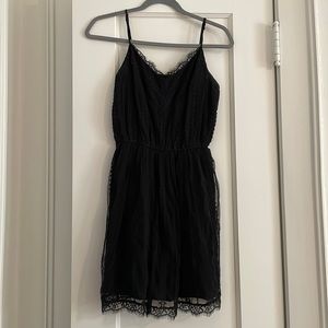 Abercrombie & Fitch Black Lacey Dress | Size S